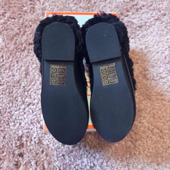 Camille Toddler/Baby Black Leather + Sherpa (Waverly) New in Box Size 23 - Picture 4 of 5